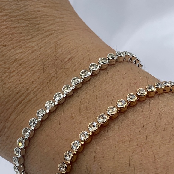 CZ Round Stone Tennis Bracelet - Picture 4 of 4